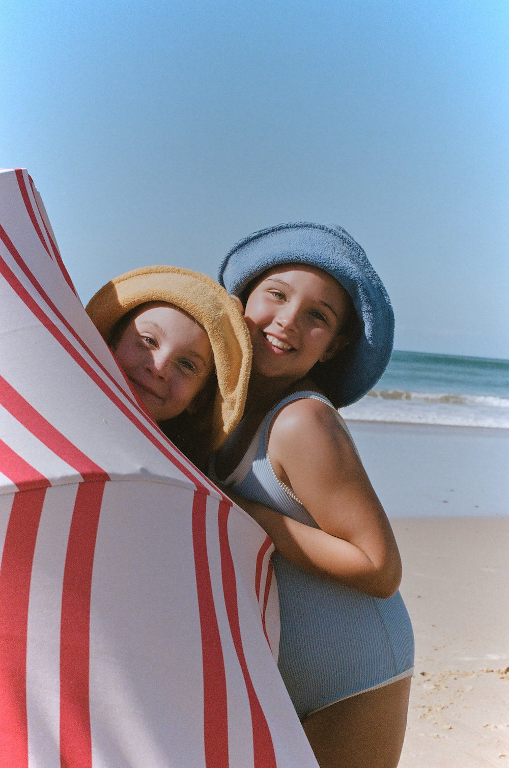 Golden Towelling Beach Hat