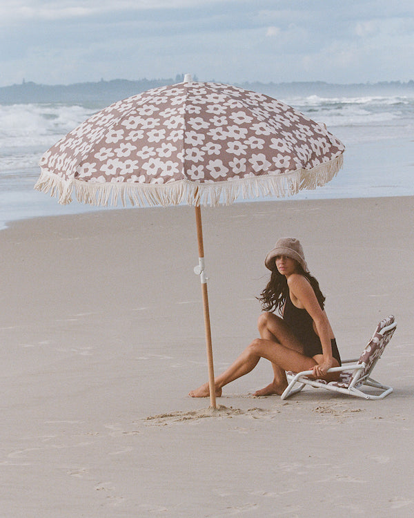Husk Flower Beach Umbrella