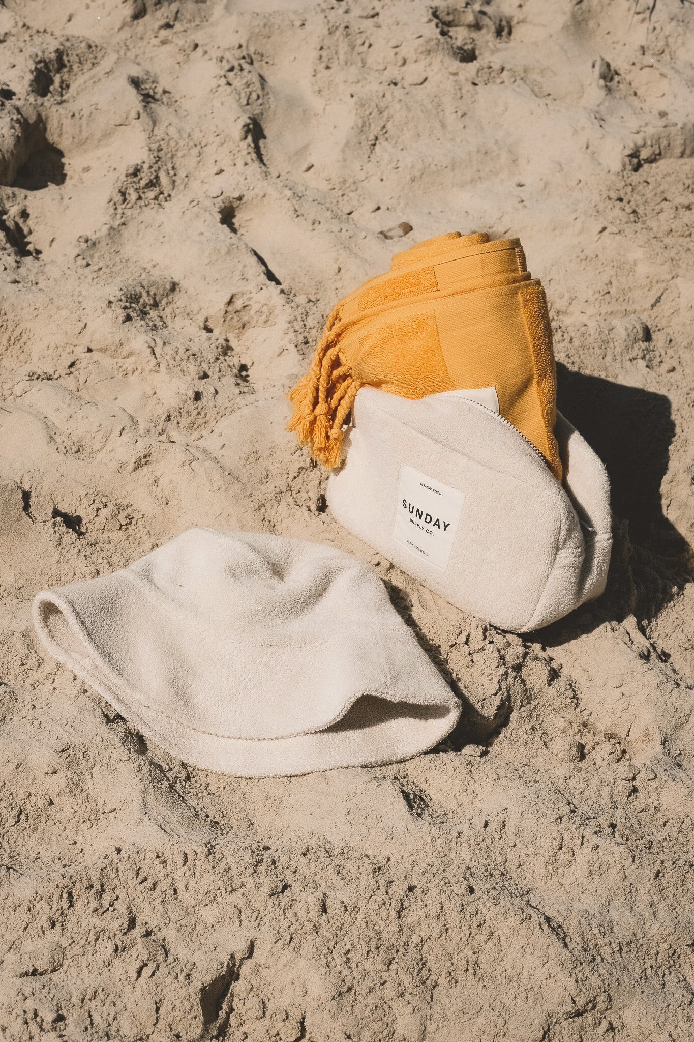 Golden Beach Towel Set of 2