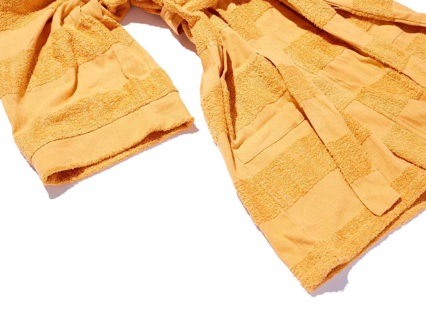 Golden Towelling Beach Robe
