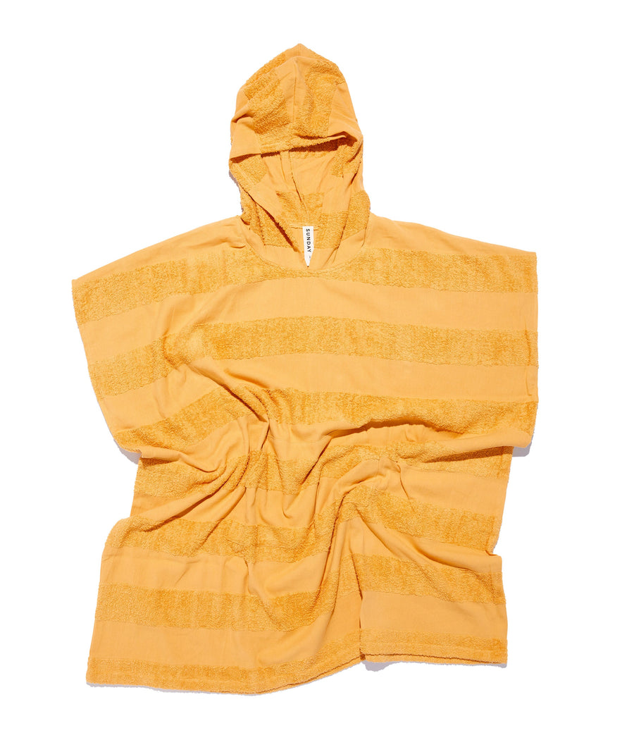 Golden Towelling Pullover Beach Wear