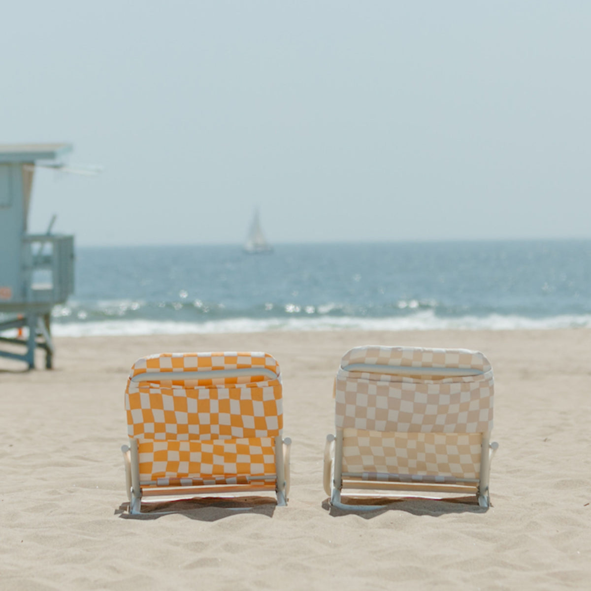 Golden Oasis Beach Chair Set