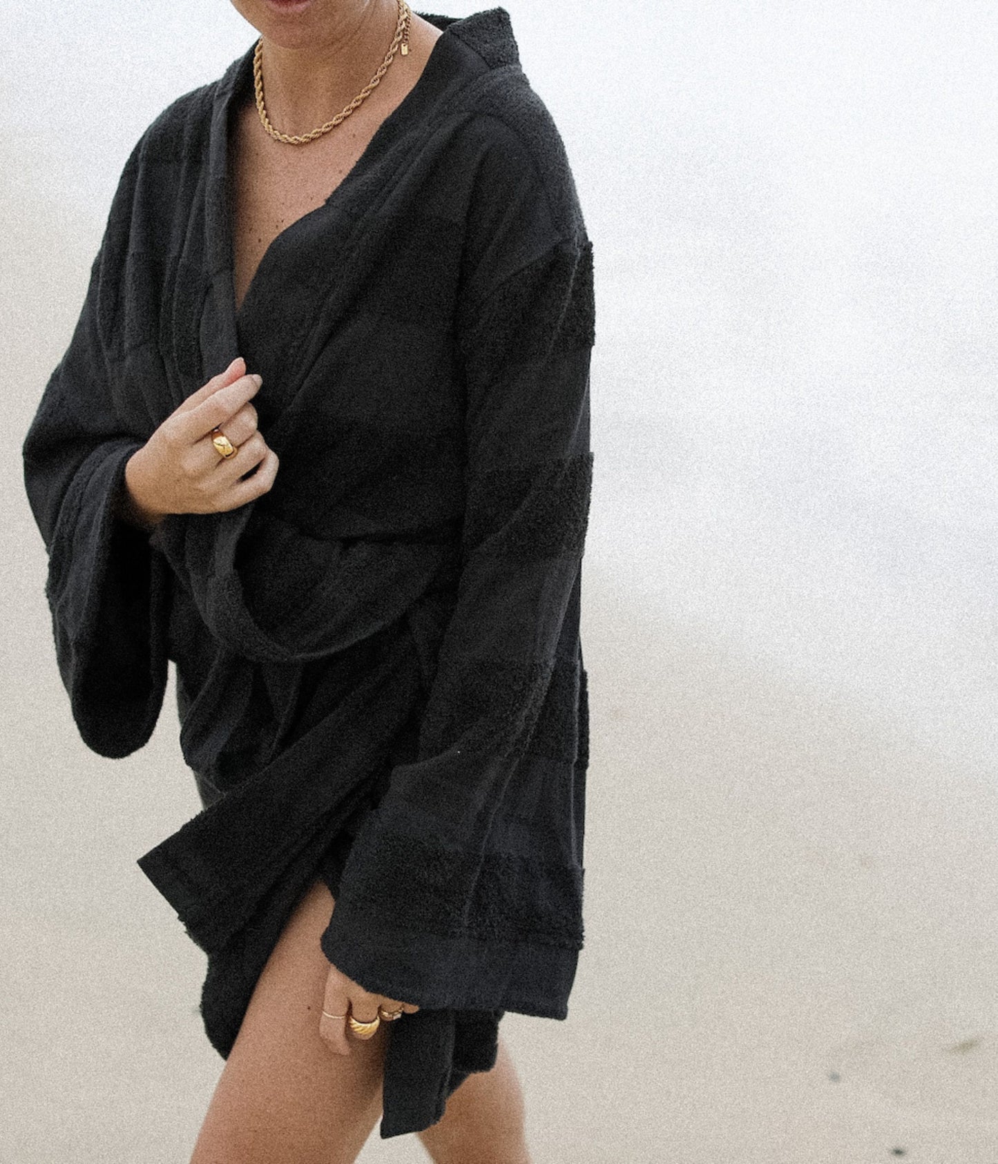 Black Rock Towelling Beach Robe