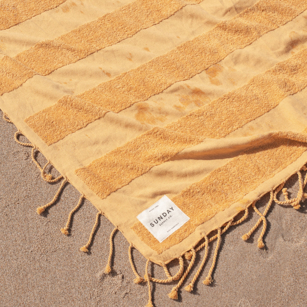 Golden Beach Towel Set of 4