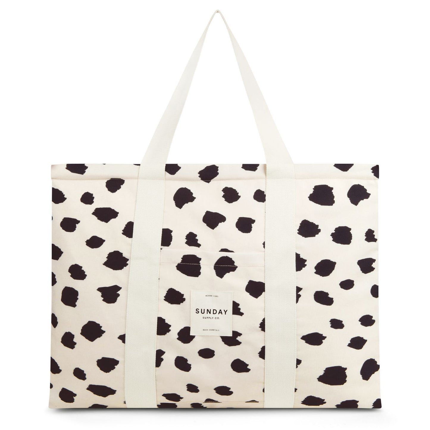 Black Sands Canvas Beach Bag