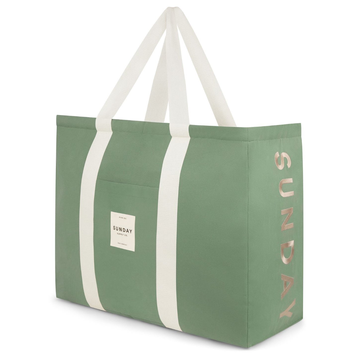 Tallow Canvas Beach Bag