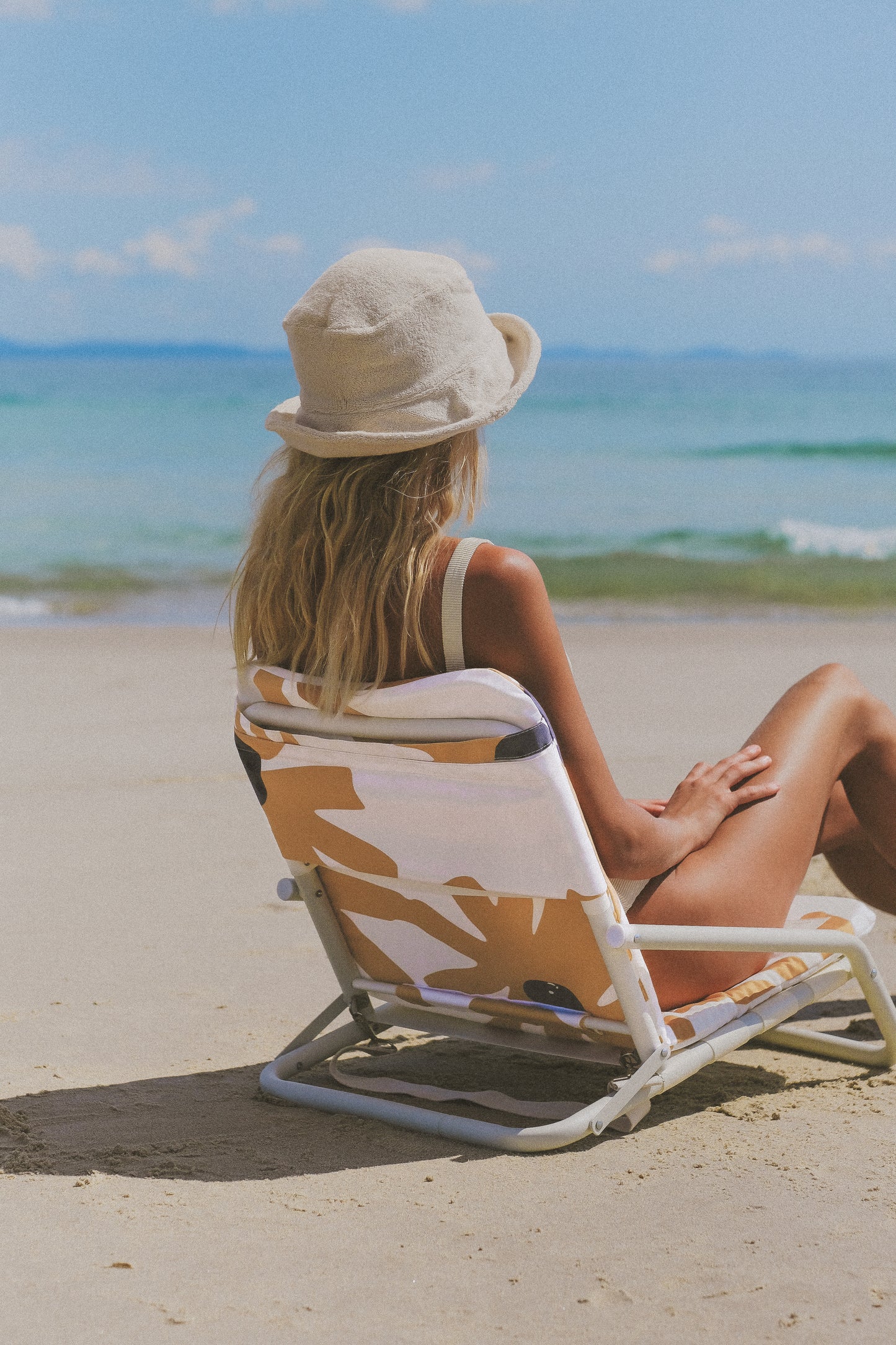 Summer Field Beach Umbrella & Beach Chair Set