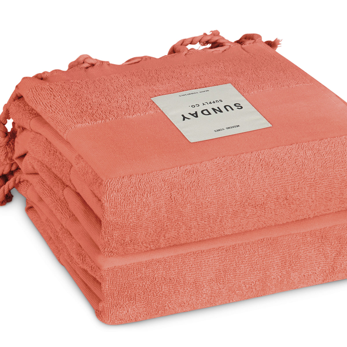 Terracotta Beach Towel Set of 2