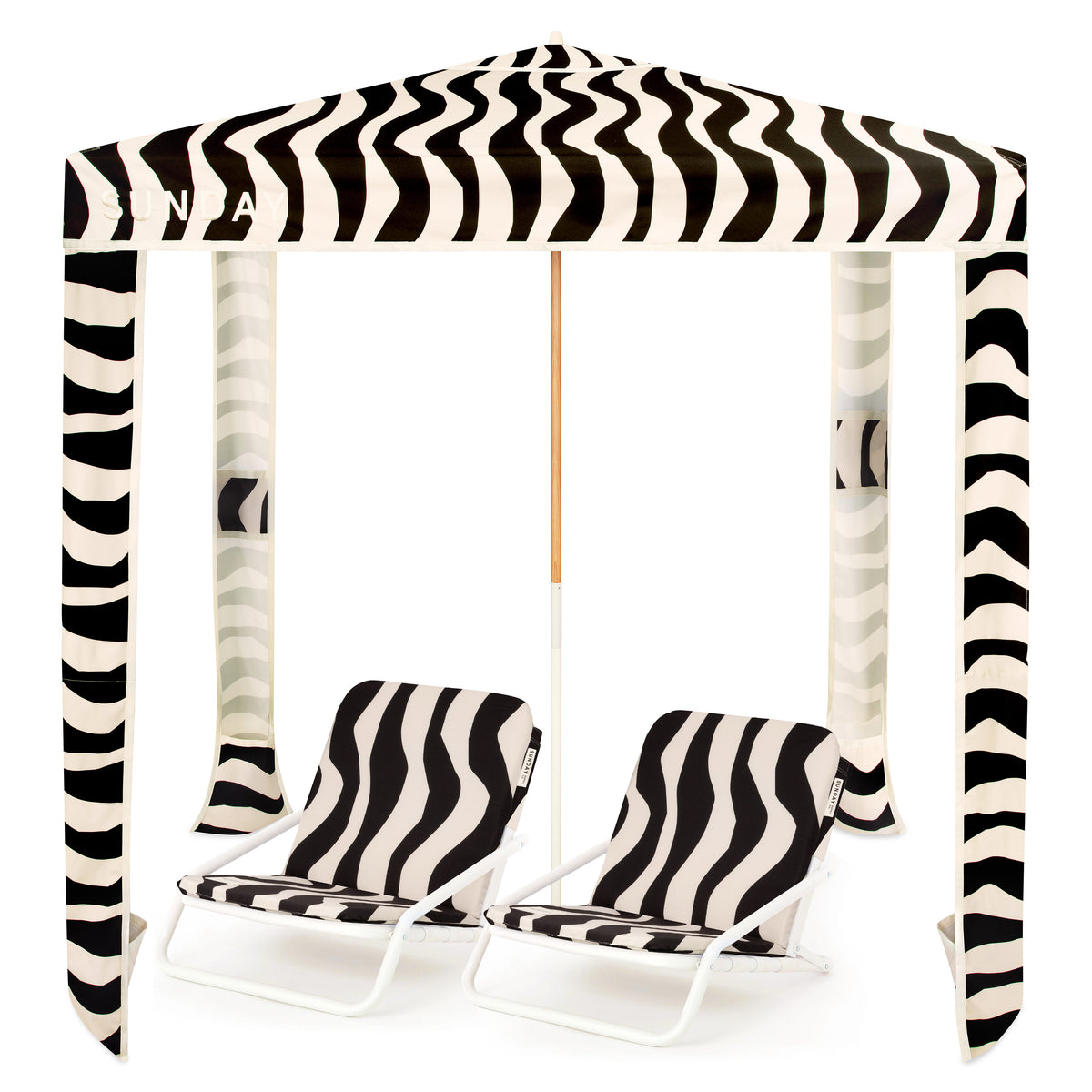 Mirage Beach Cabana & Beach Chair Set