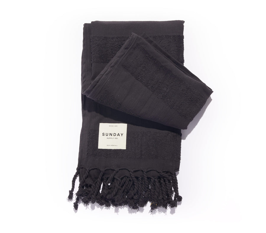 Black Rock Beach Towel Beach Towel