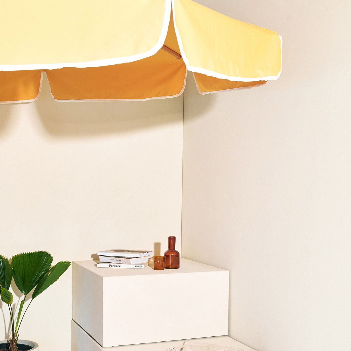 Golden Market Umbrella