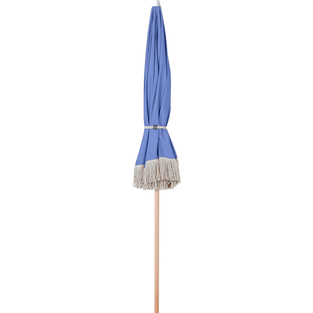 Sunday Supply Co Pacific beach umbrella closed and wrapped.