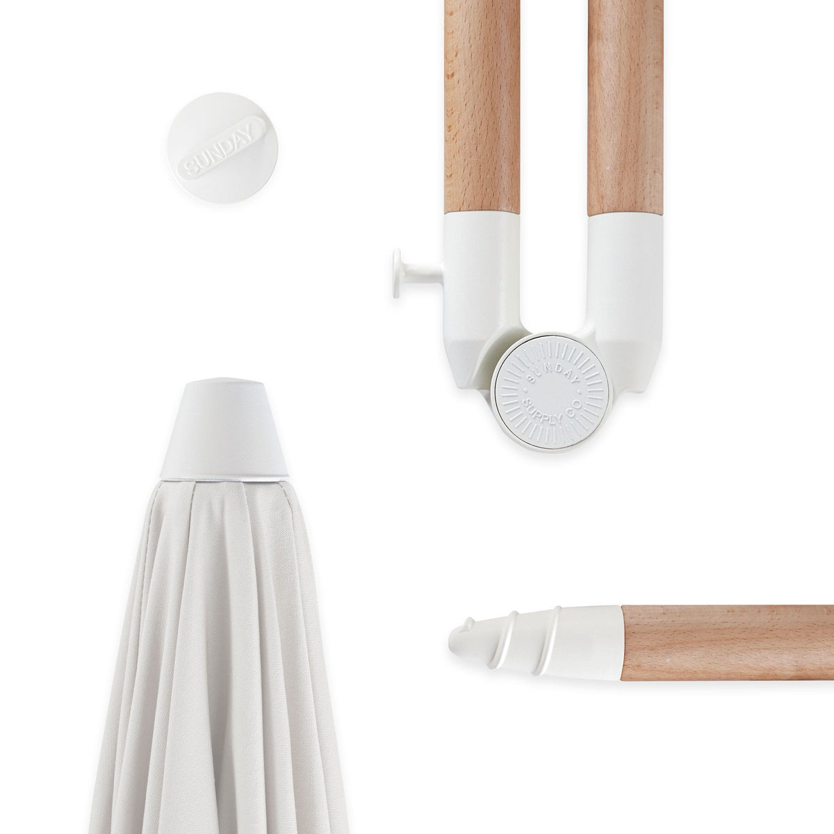 Golden Oasis Beach Umbrella