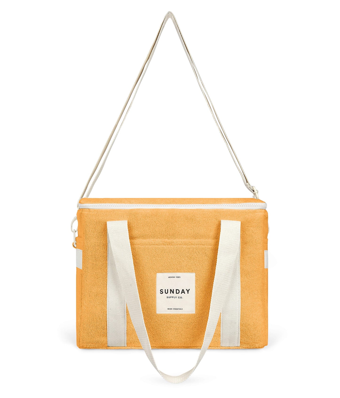 Golden Towelling Cooler Bag